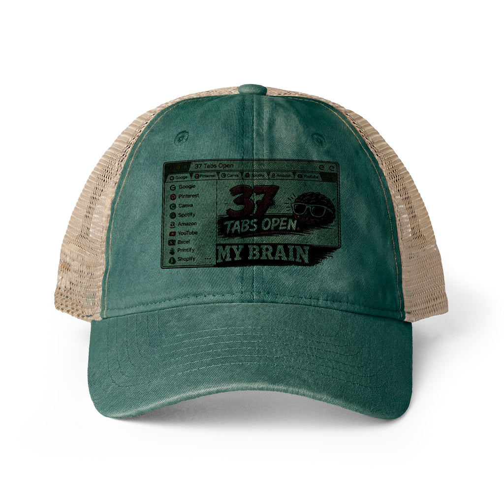 Women's Washed Mesh-Back Cap