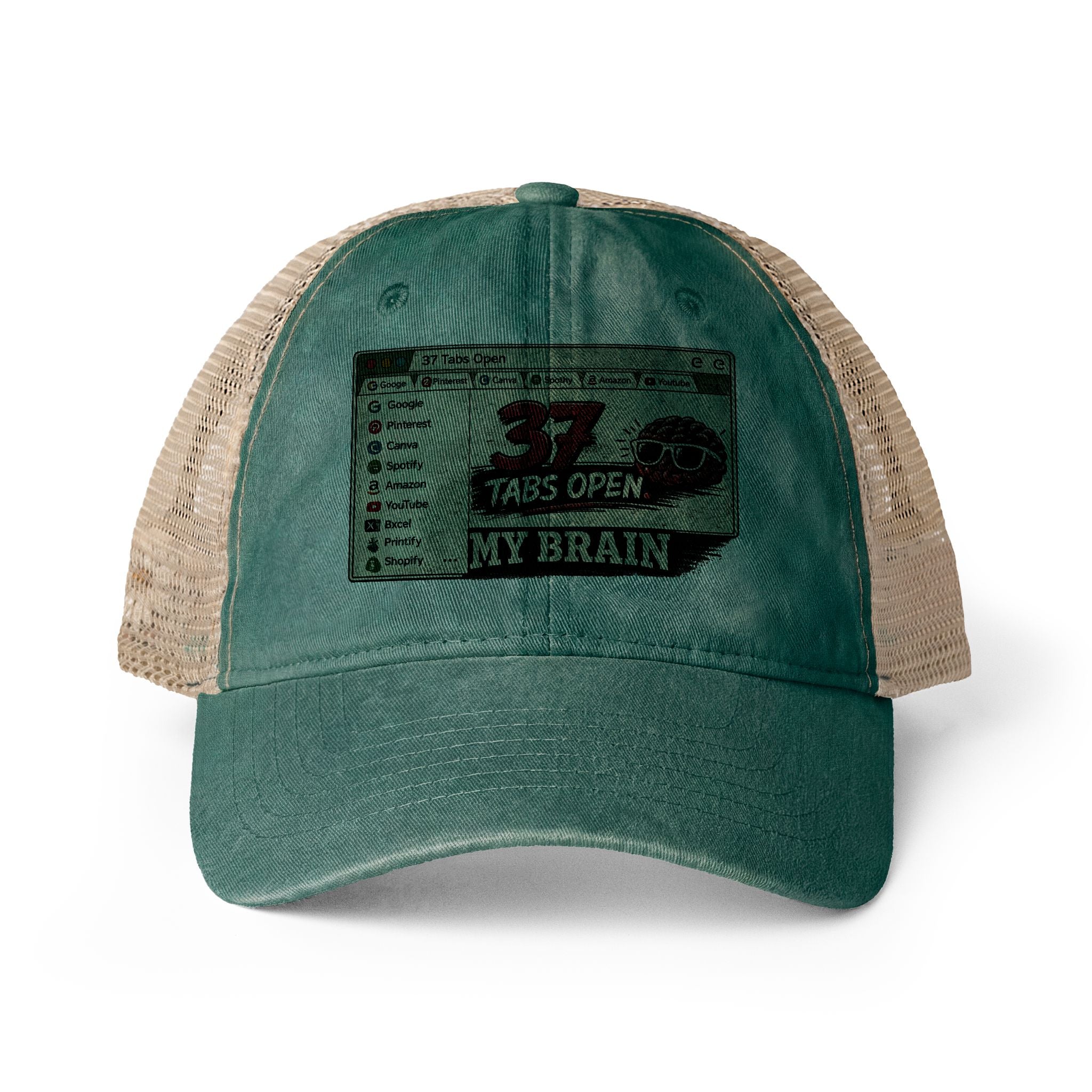 Women's Washed Mesh-Back Cap