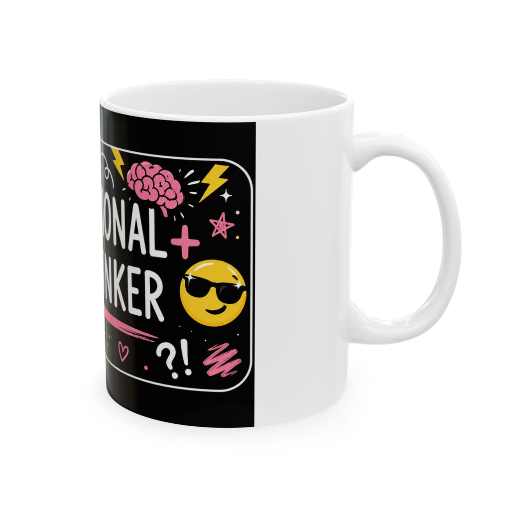 Professional Overthinker Ceramic Mug — Funny Coffee Cup for Overthinkers (11oz & 15oz)