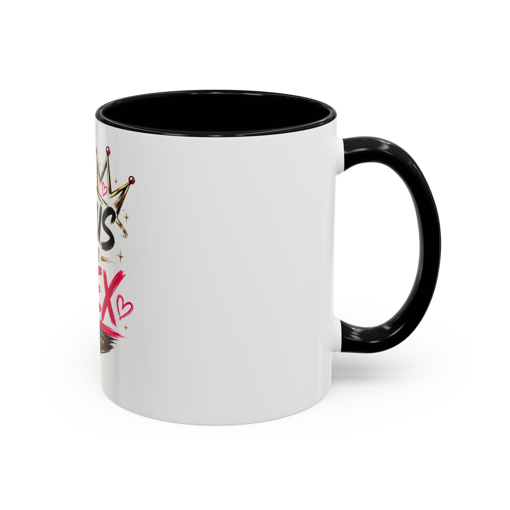 Focus Is My Flex Accent Coffee Mug — Vixen the Foxxy Boss