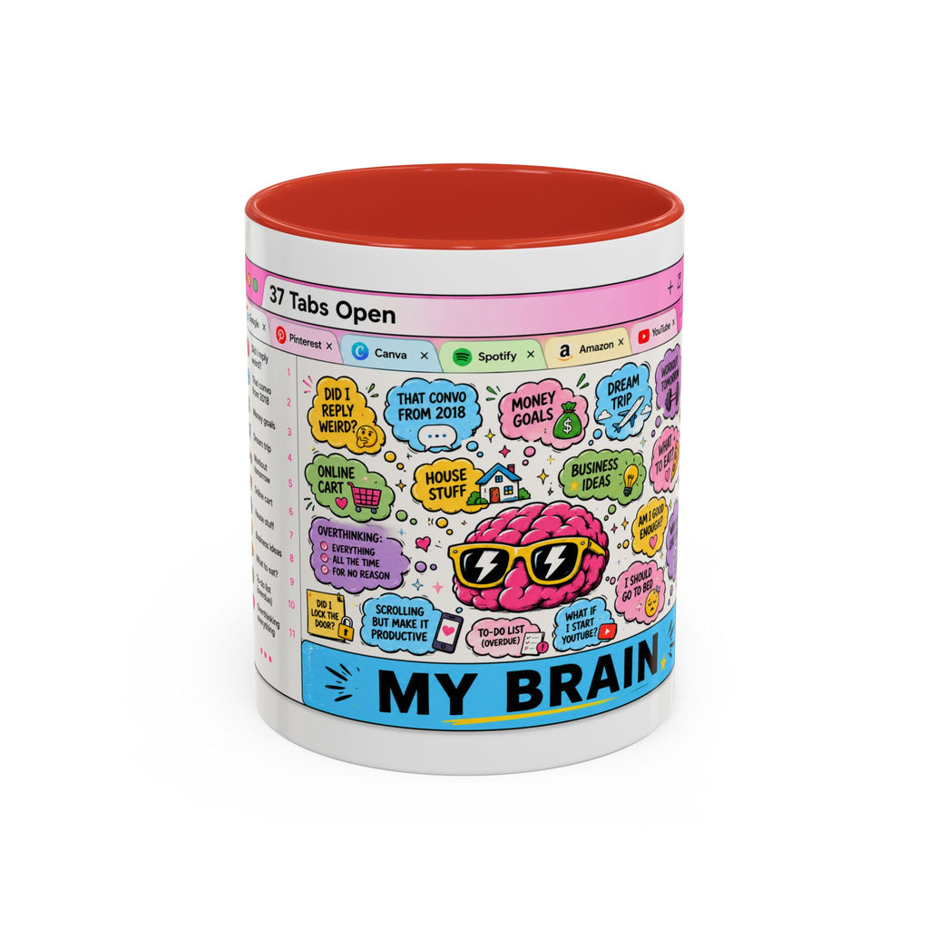 Offmark Originals "My Brain: 37 Tabs Open" Coffee Mug