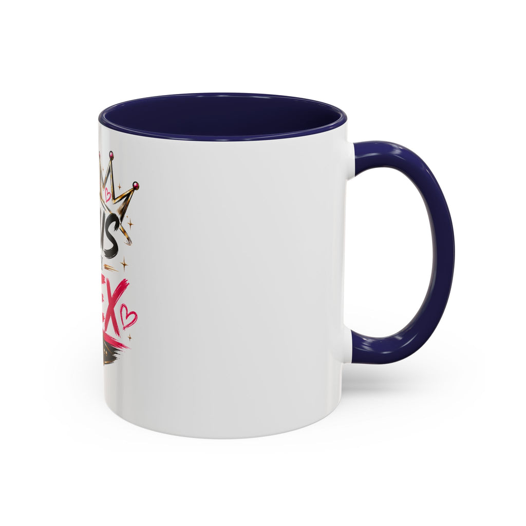 Focus Is My Flex Accent Coffee Mug — Vixen the Foxxy Boss