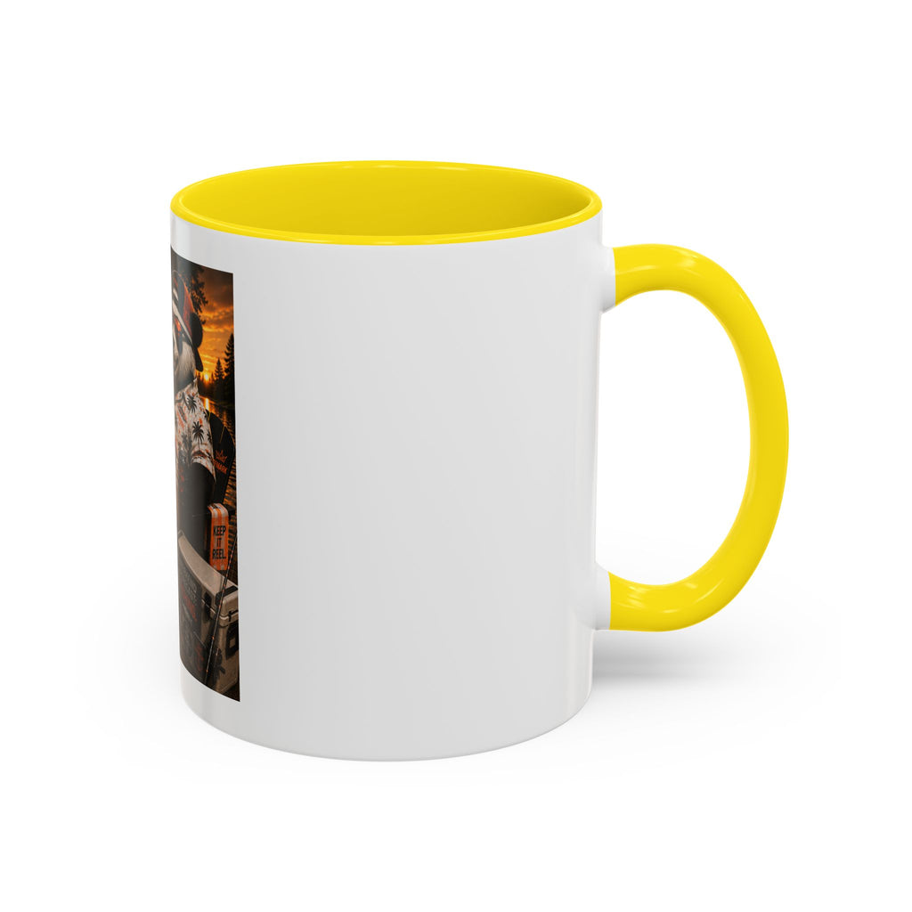 "R-E-E-L Therapy" Fishing RIP the Panda Bear Mug
