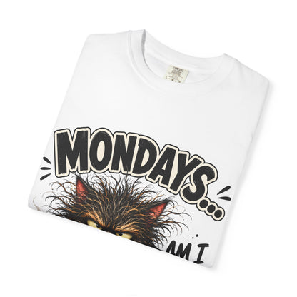 Mondays... Am I Rite? Cat Graphic T-Shirt — Funny Caffeine & Regret Tee