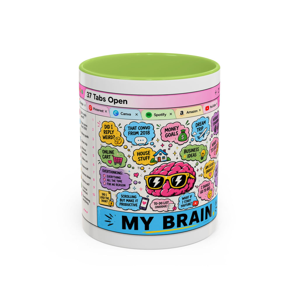 Offmark Originals "My Brain: 37 Tabs Open" Coffee Mug