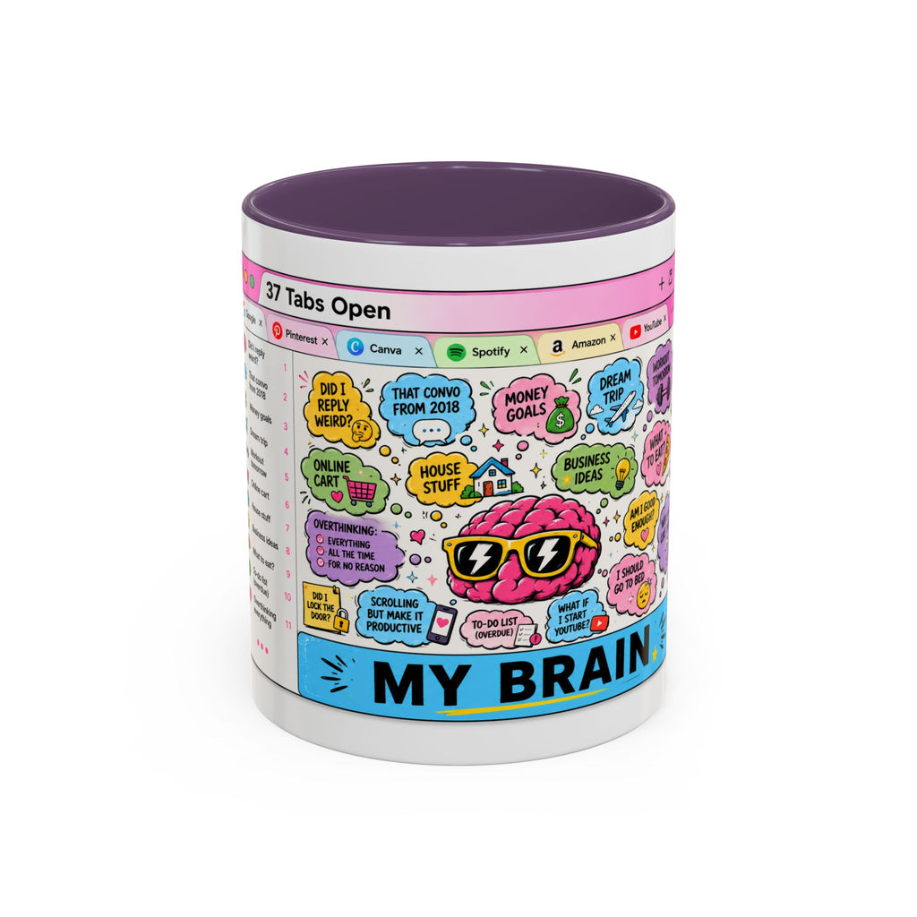 Offmark Originals "My Brain: 37 Tabs Open" Coffee Mug