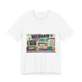 Retro Computer Tee — "My Brain Is On Dial-Up" Vintage Tech Graphic Shirt