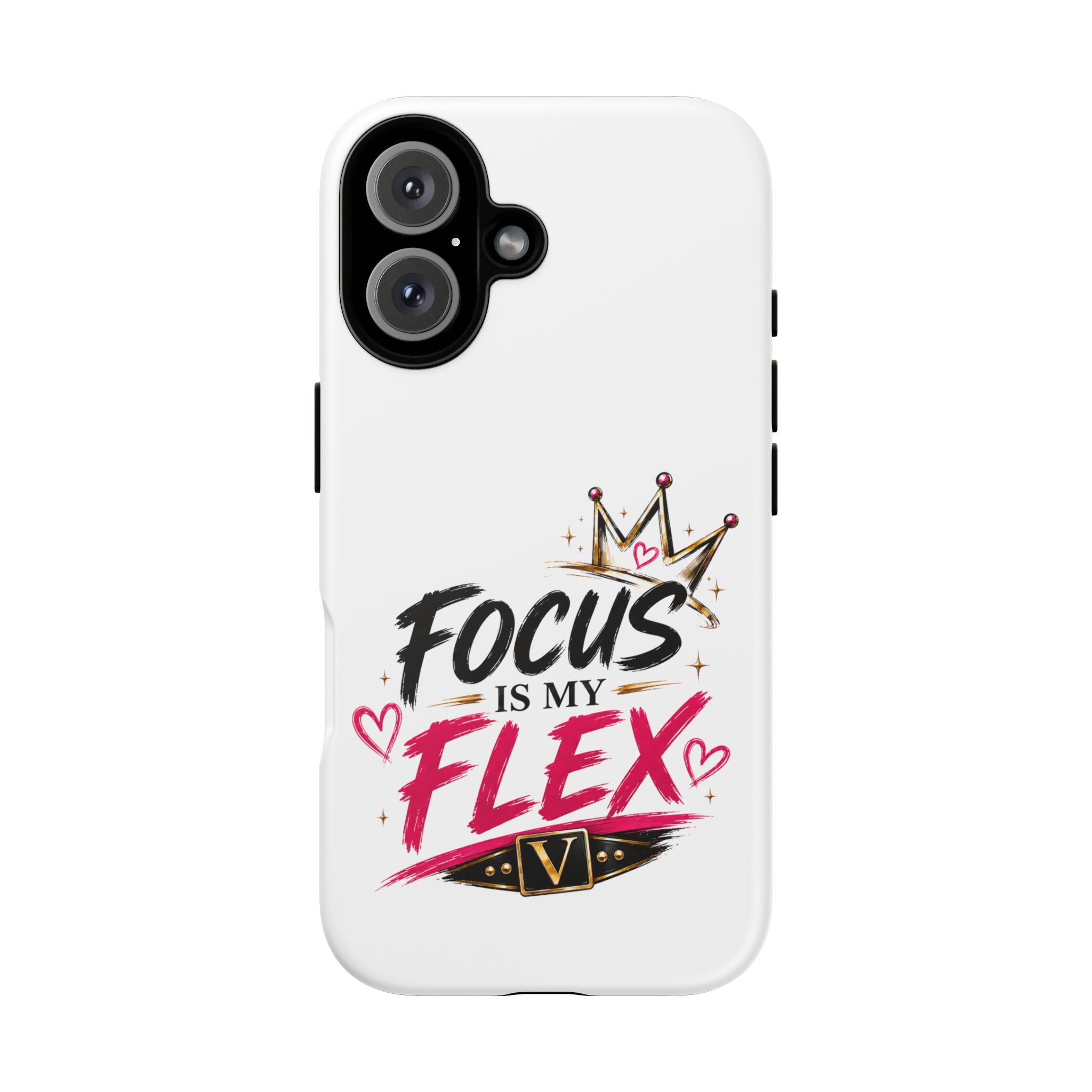 "Focus Is My Flex" Phone Case; Vixen the Foxxy Boss