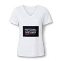 Professional Overthinker V-Neck Tee — Funny Women’s Graphic T-Shirt