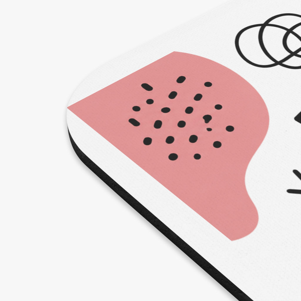 Mouse Pad — "Running on Caffeine & Chaos" Desk Mat for Coffee Lovers