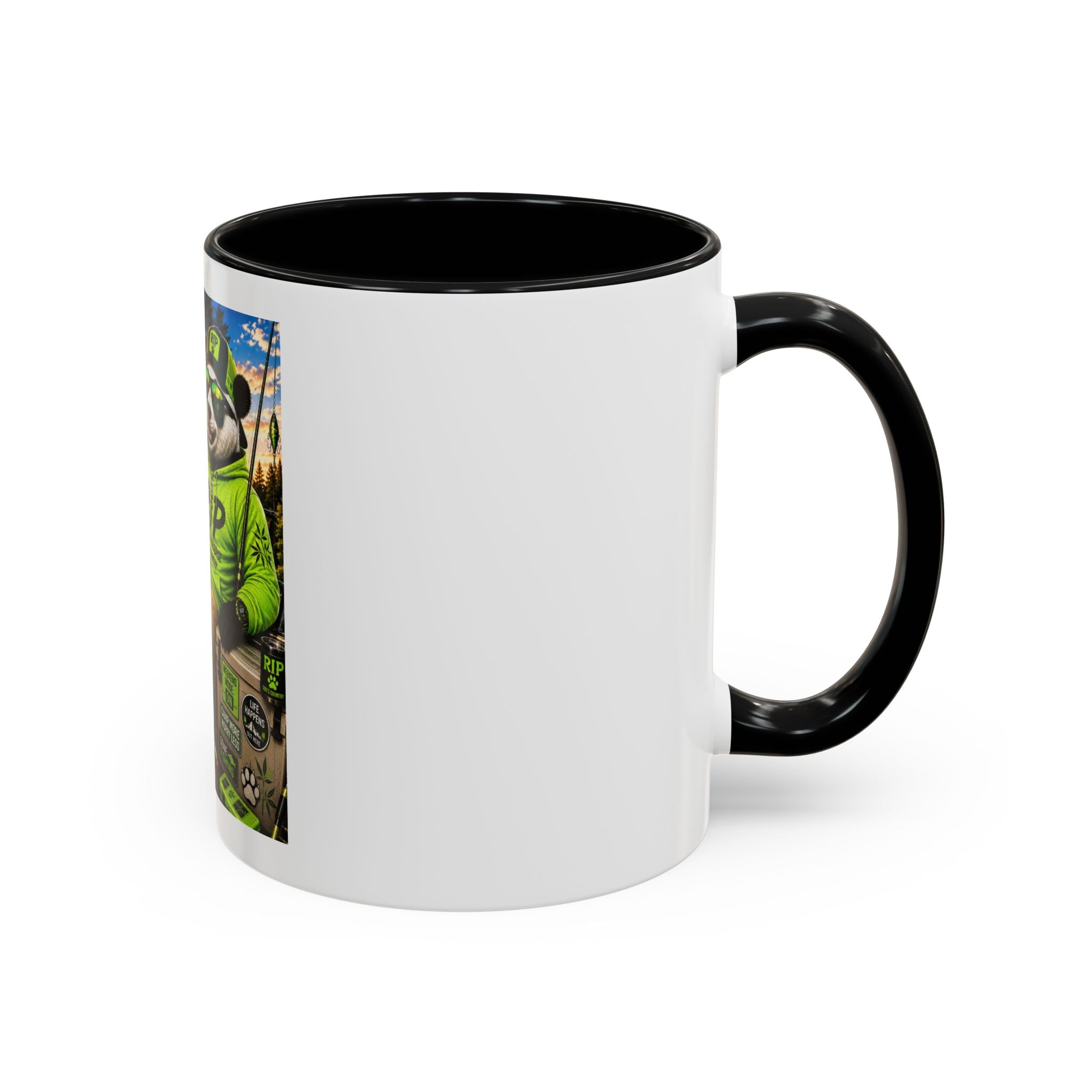"Runs in Paradise" Coffee Mug — RIP The Panda Bear