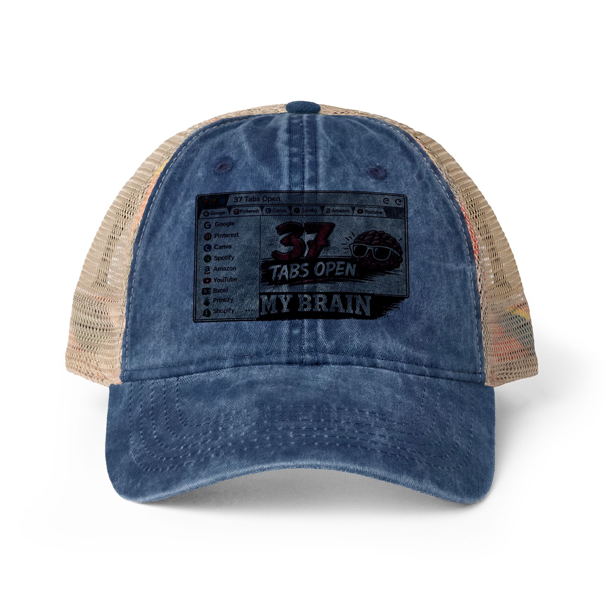 Women's Washed Mesh-Back Cap