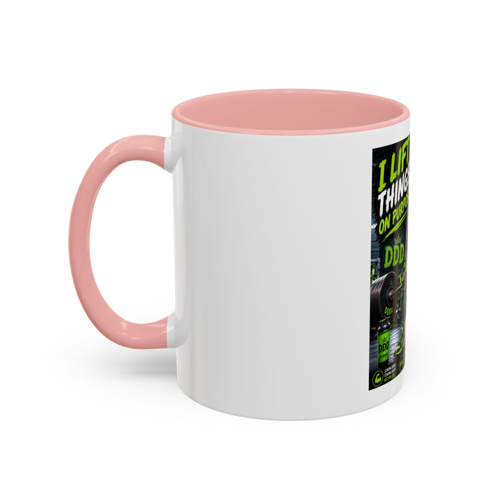 DDD (Doug the Damn Dog) "I Lift Things On Purpose" Coffee Mug