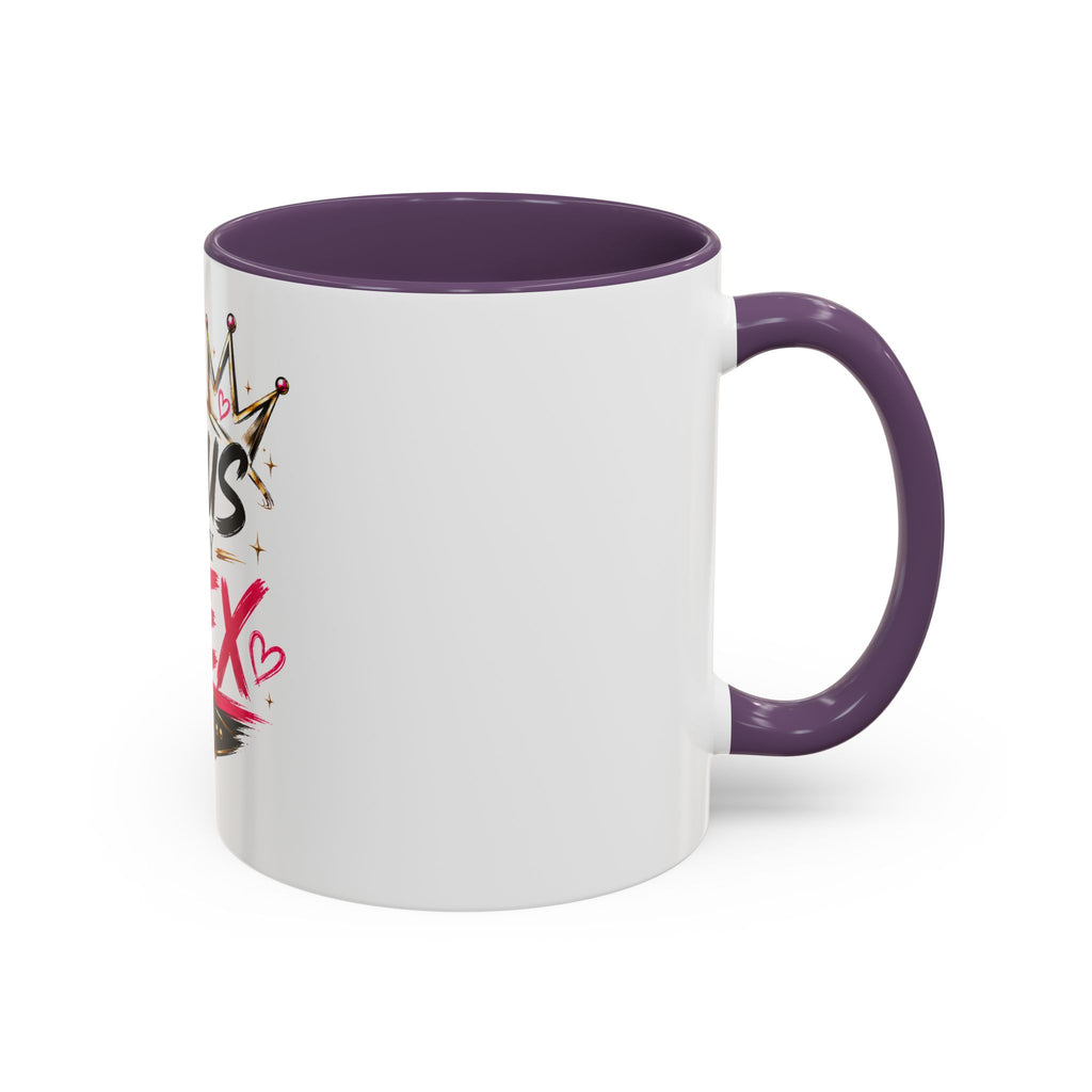 Focus Is My Flex Accent Coffee Mug — Vixen the Foxxy Boss
