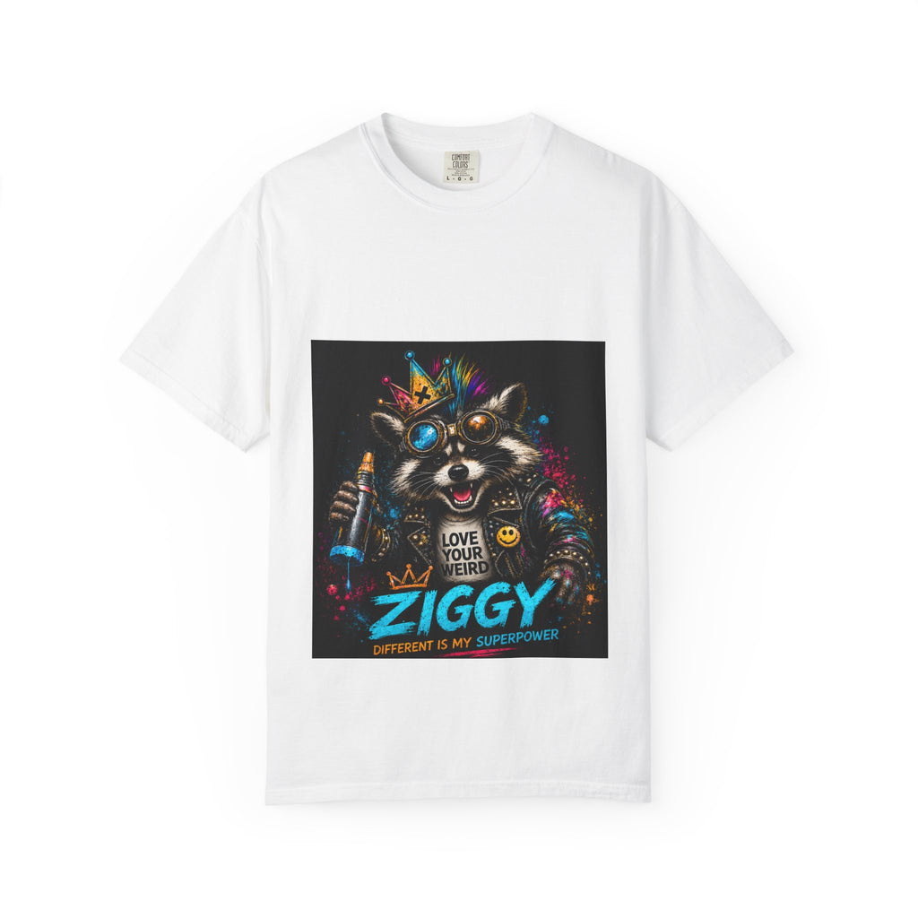 Ziggy the Raccoon-“Perfect Is Boring” Tee