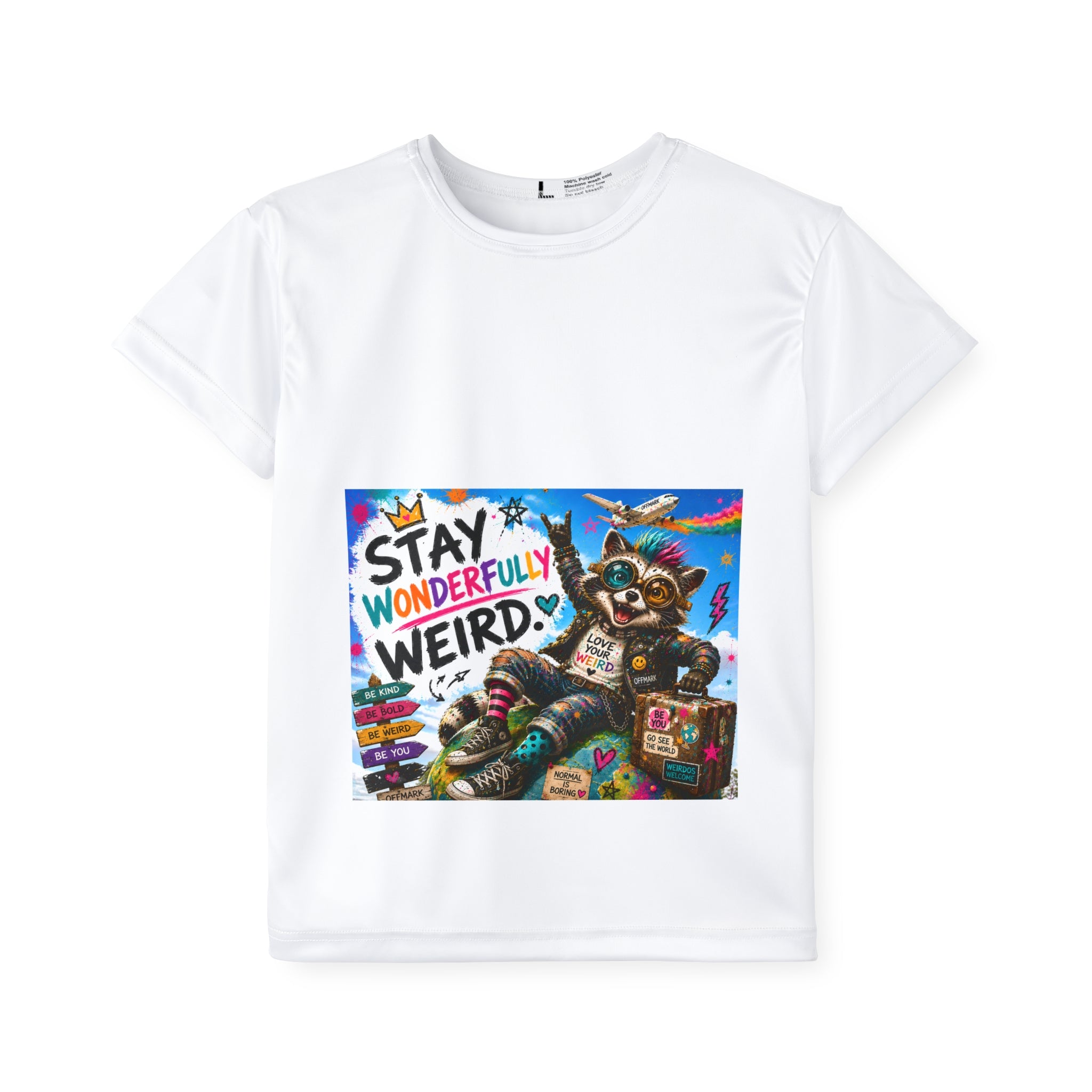 Ziggy the Raccoon-"Stay Wonderfully Weird' Tee
