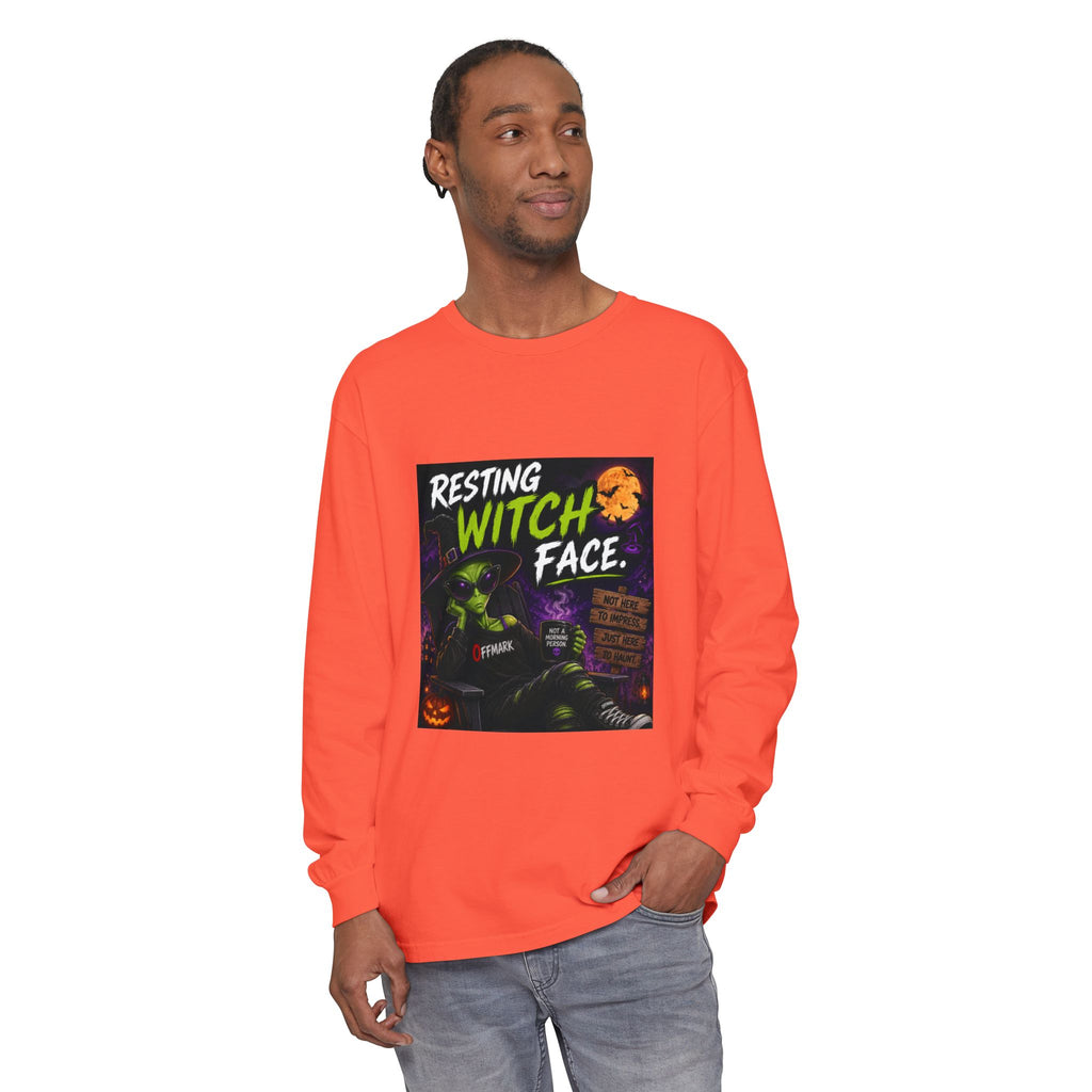 Unisex Garment-dyed Long Sleeve T-Shirt