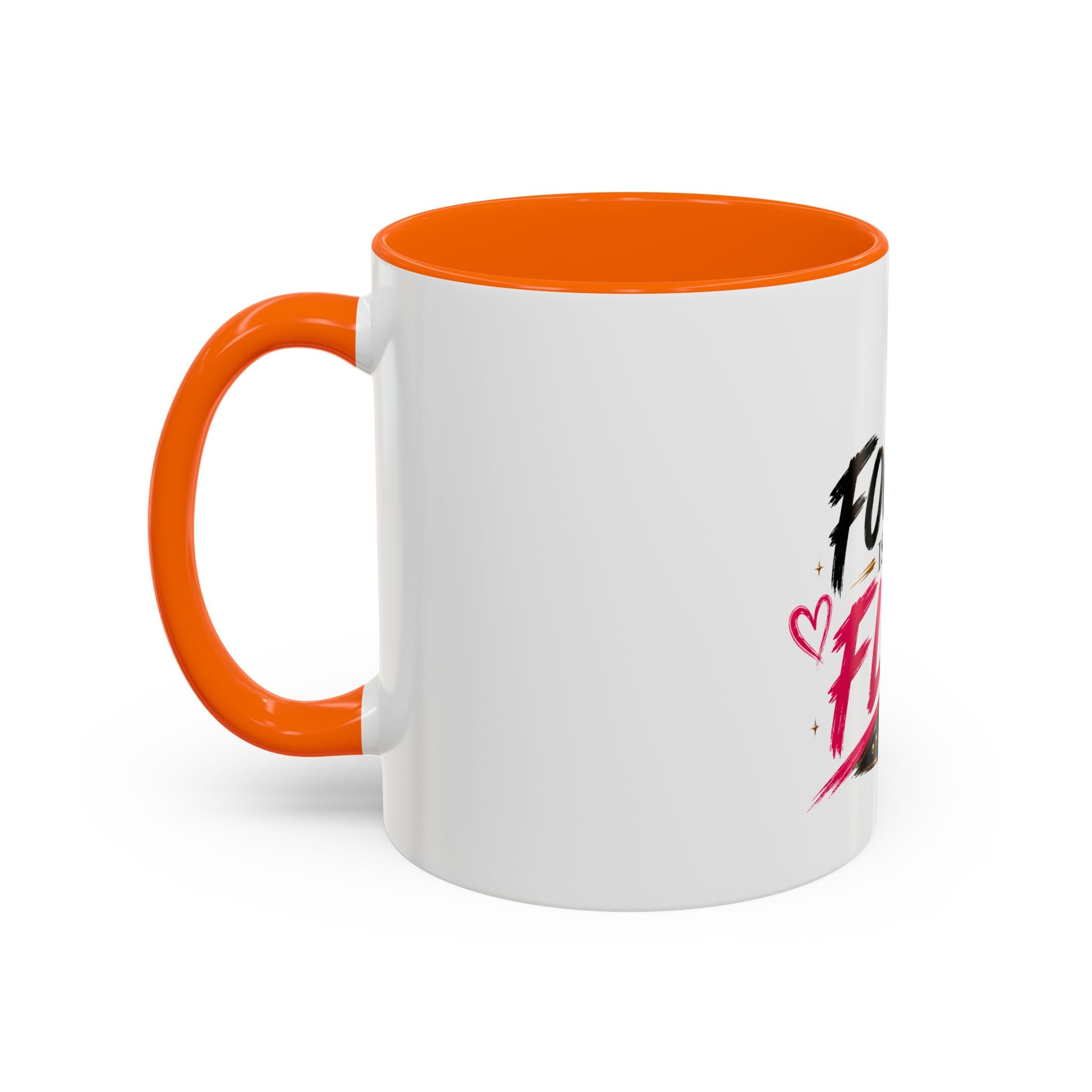 Focus Is My Flex Accent Coffee Mug — Vixen the Foxxy Boss