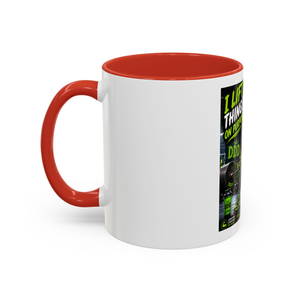 DDD (Doug the Damn Dog) "I Lift Things On Purpose" Coffee Mug