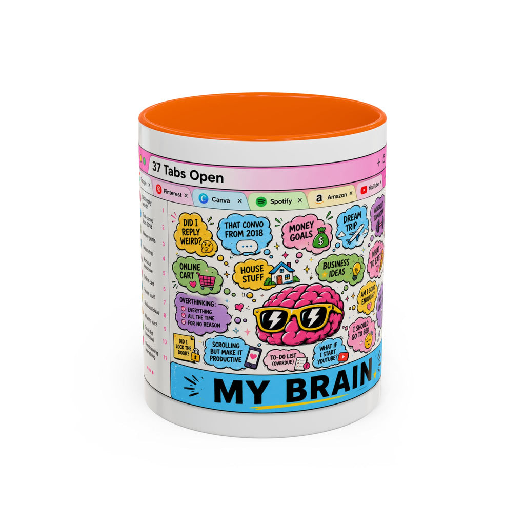 Offmark Originals "My Brain: 37 Tabs Open" Coffee Mug