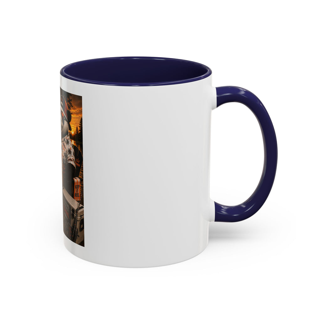 "R-E-E-L Therapy" Fishing RIP the Panda Bear Mug
