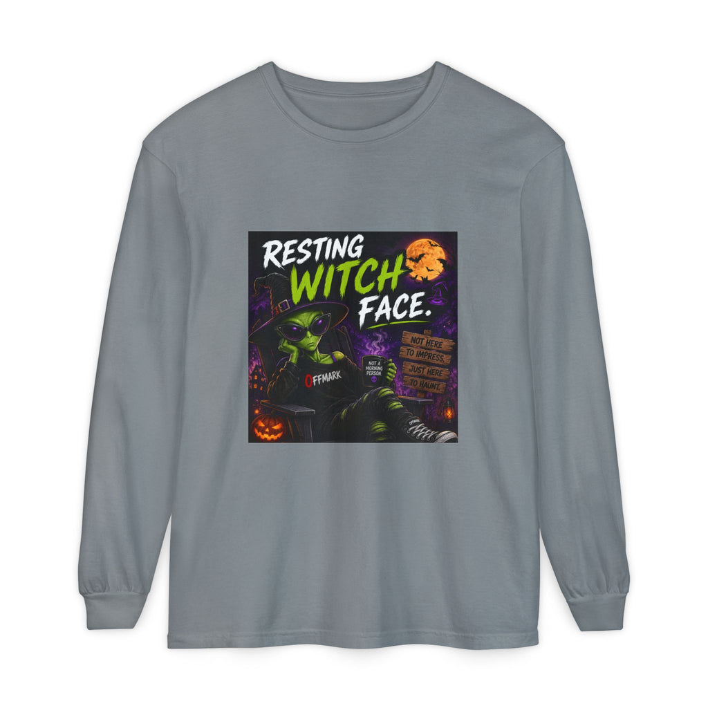 Unisex Garment-dyed Long Sleeve T-Shirt