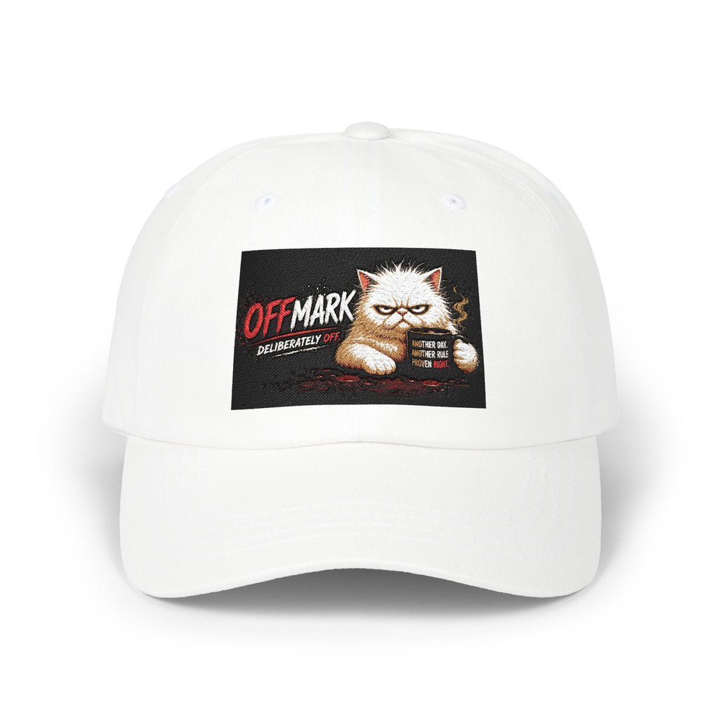 Dad Cap — 'Off Mark' Grumpy Cat Embroidered Patch Hat