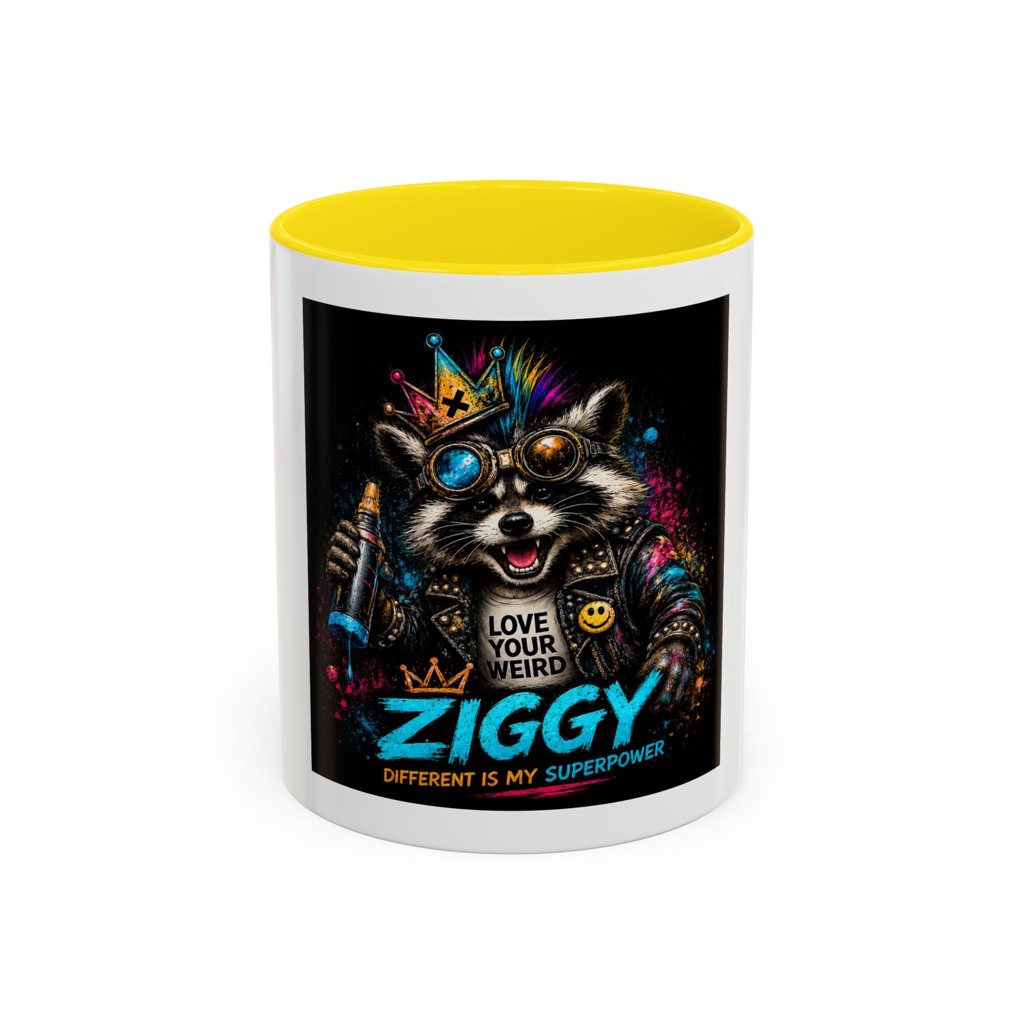 Coffee Mug — Ziggy Raccoon 'Love Your Weird'