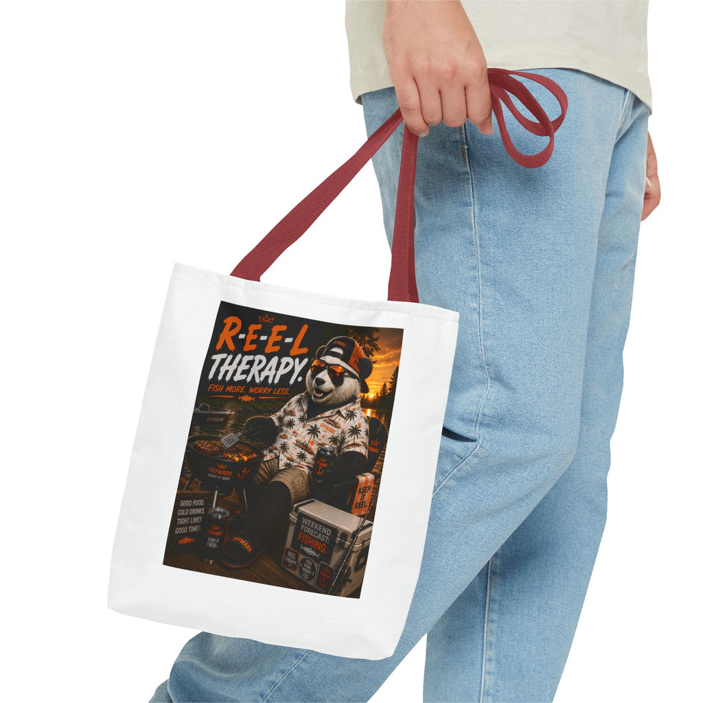 "Reel Therapy" RIP the Panda Bear Tote