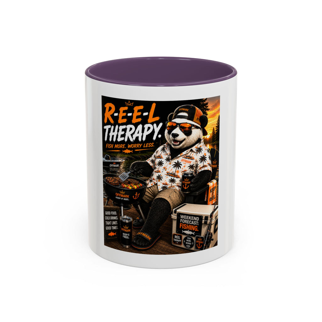 RIP the Panda Bear "R-E-E-L Therapy" Mug