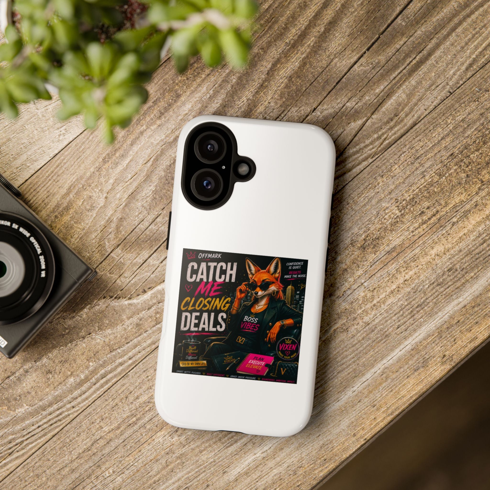 'Catch Me Closing Deals' Phone Case — Vixen