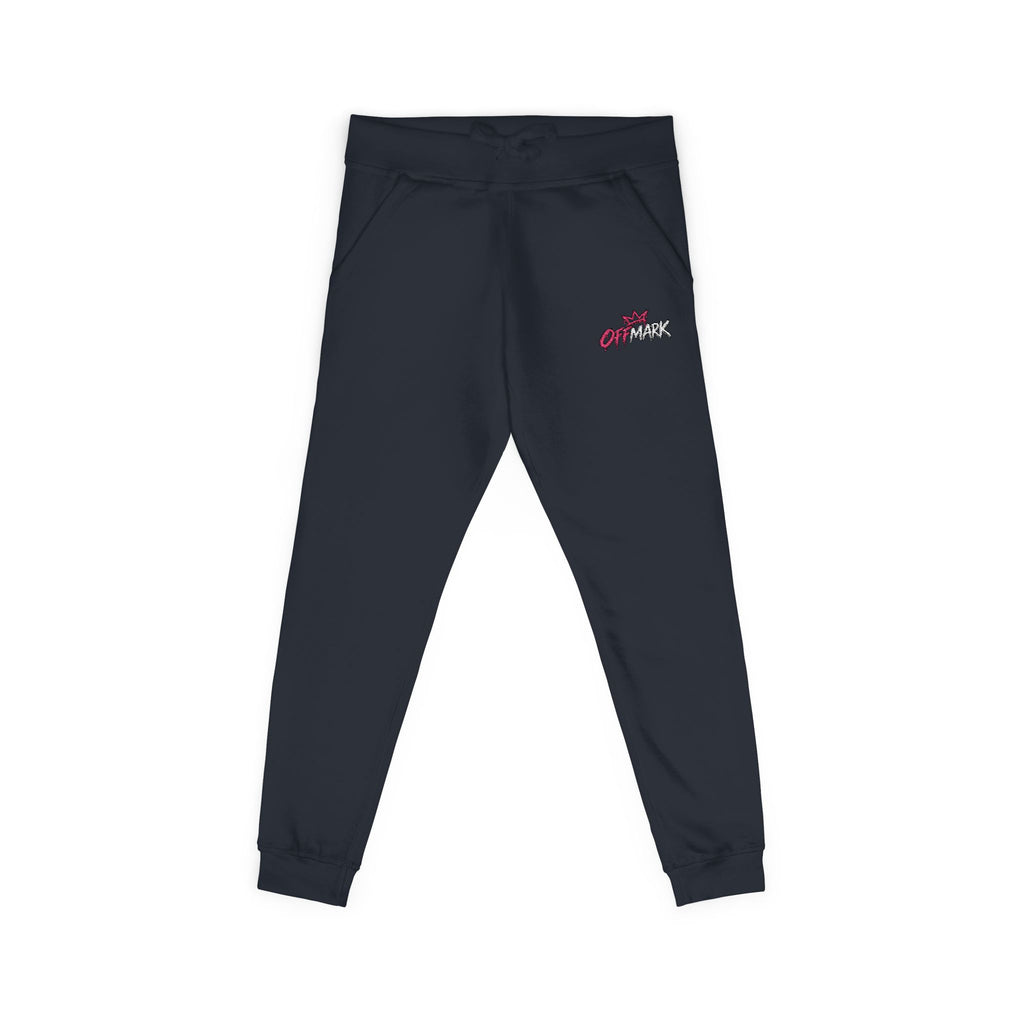 Embroidered Floral Lounge Sweatpants — Pink logo Cozy Joggers