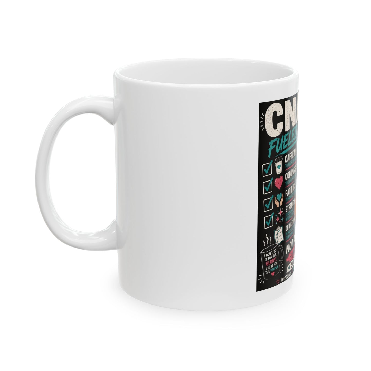 Nurse Appreciation Ceramic Mug – “I’m Not Just A Nurse, I’m A Nurse Who Saves Lives” Coffee Cup