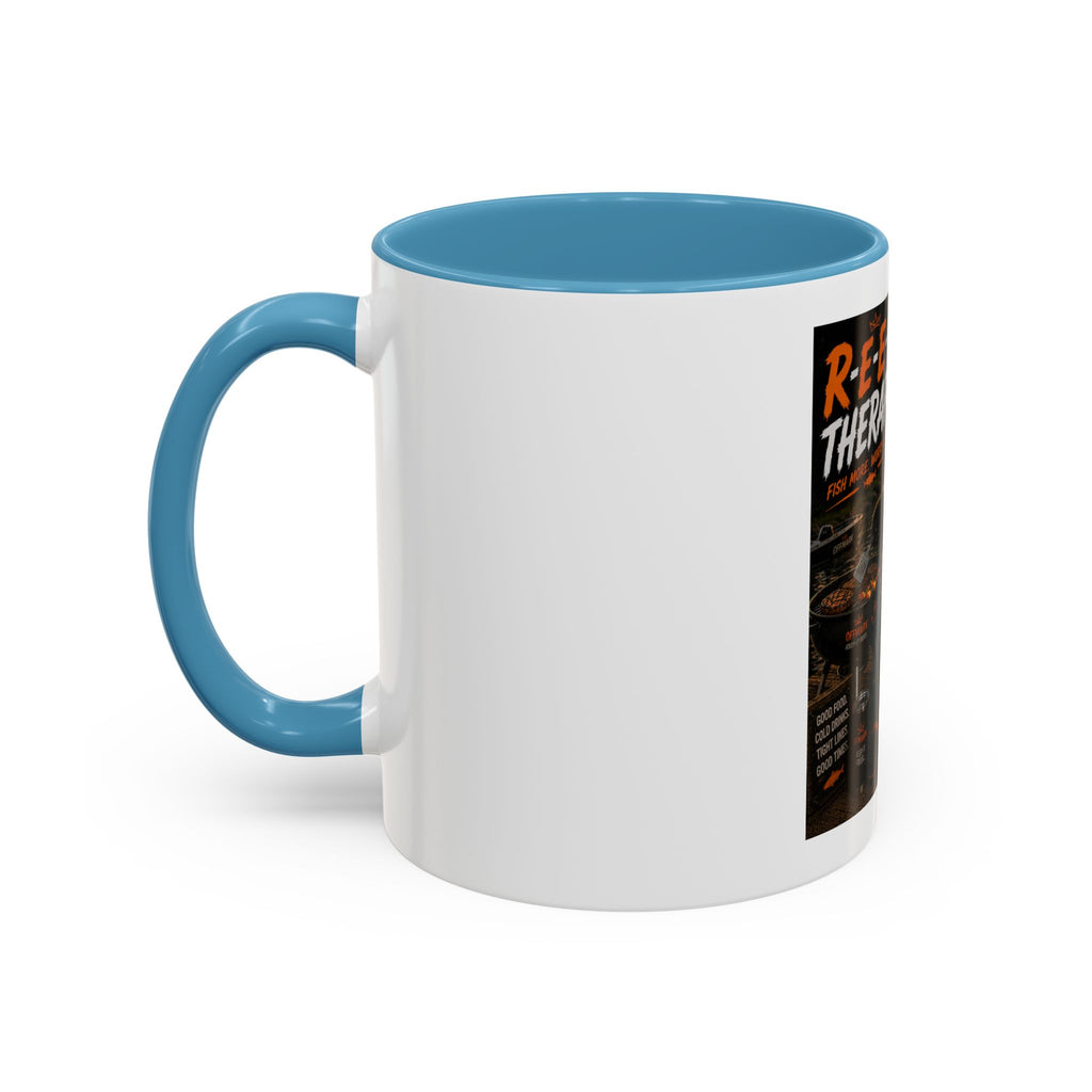"R-E-E-L Therapy" Fishing RIP the Panda Bear Mug