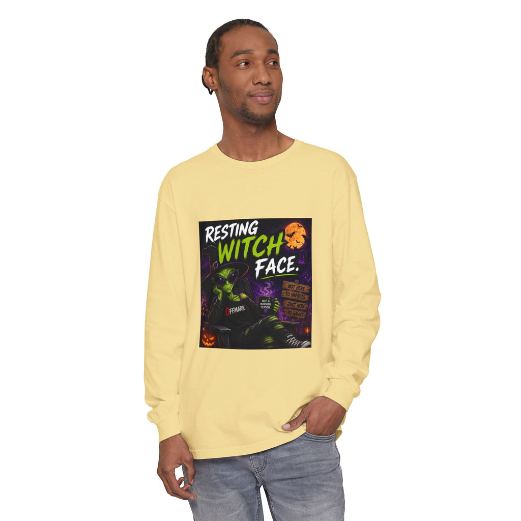 Unisex Garment-dyed Long Sleeve T-Shirt