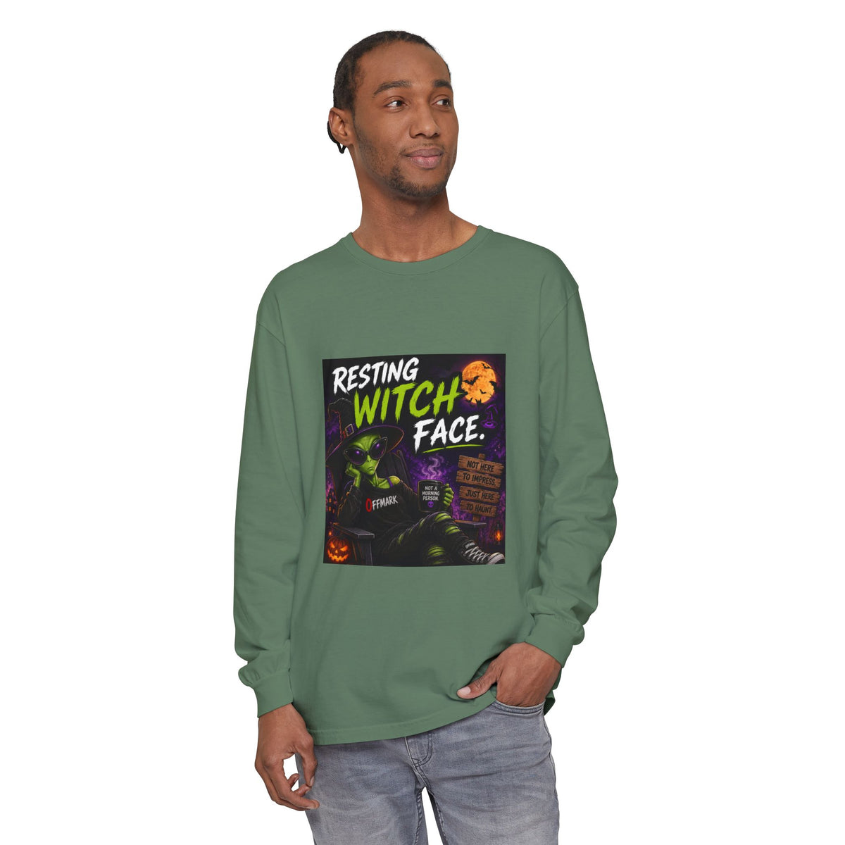 Unisex Garment-dyed Long Sleeve T-Shirt