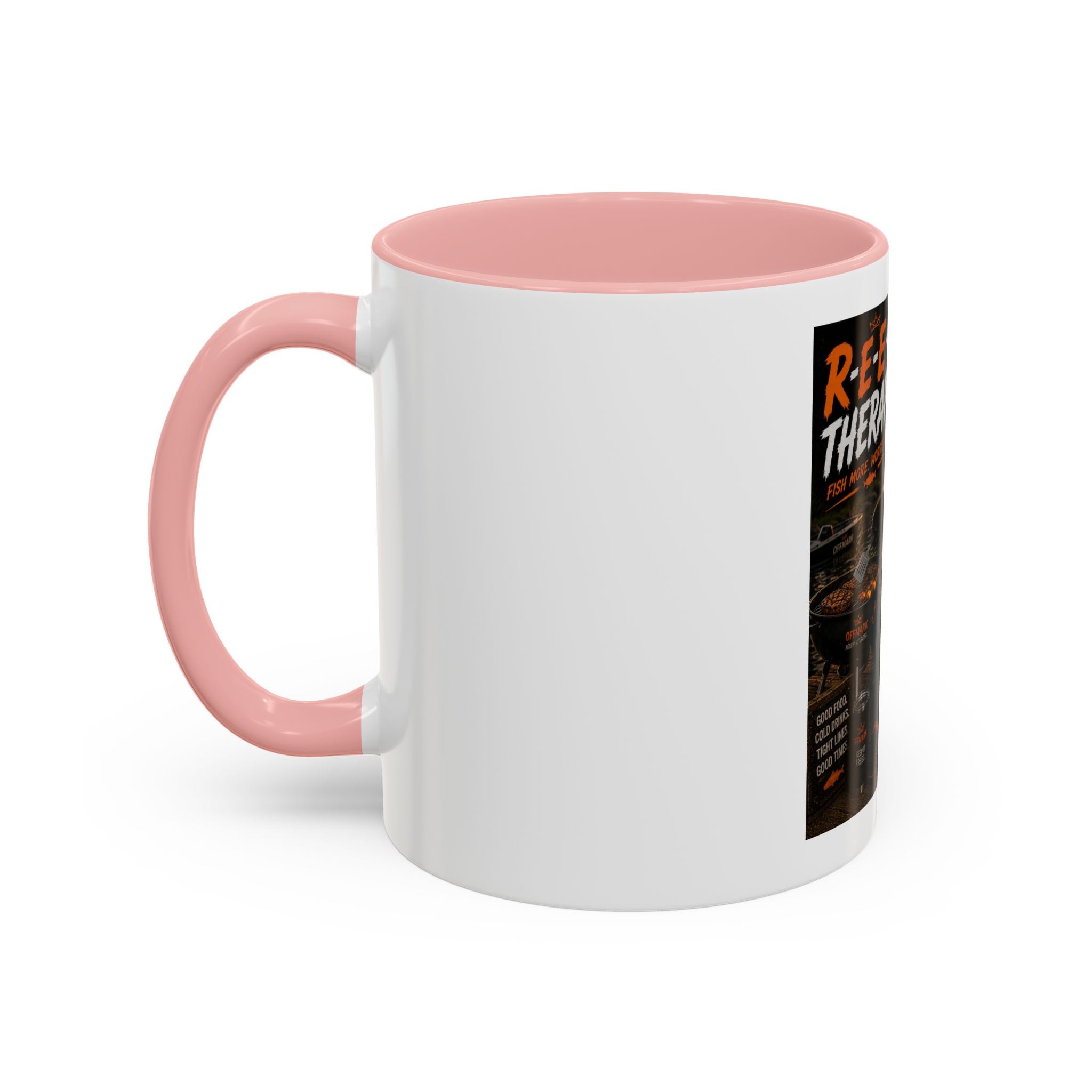 "R-E-E-L Therapy" Fishing RIP the Panda Bear Mug