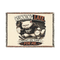Woven Blanket - "Running Late" (Right On Time for Me)-Murphy the Cat