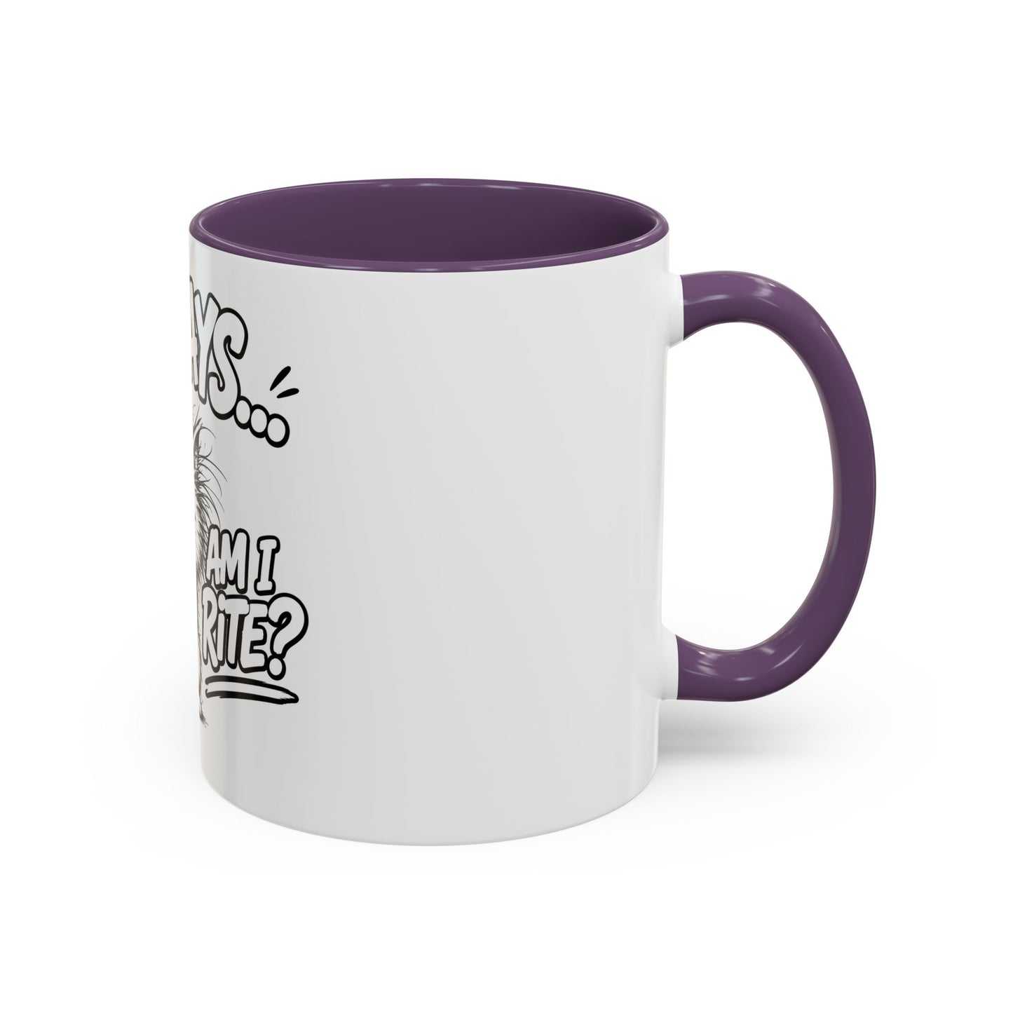 Mondays... Am I Rite? Grumpy Cat Accent Coffee Mug