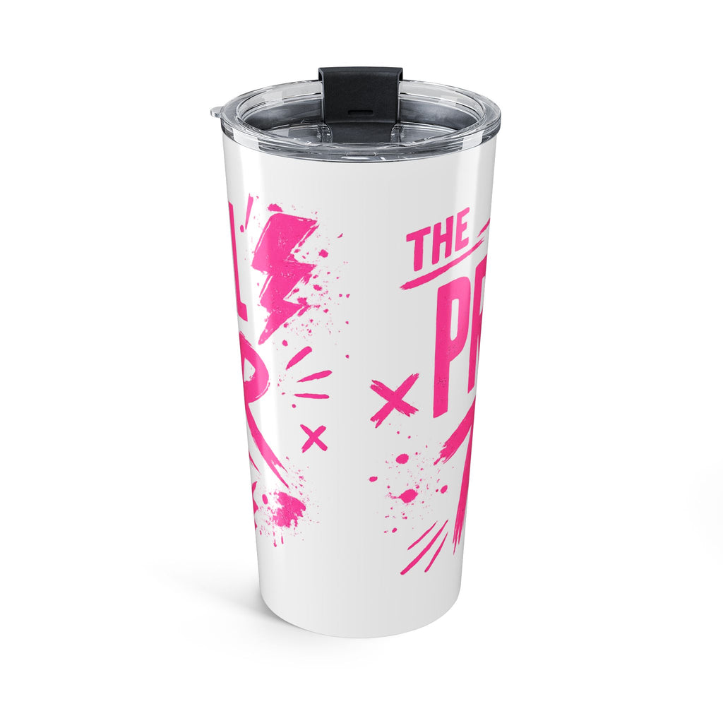 20oz Tumbler — "Professional Thinker" Pink Brain Travel Mug
