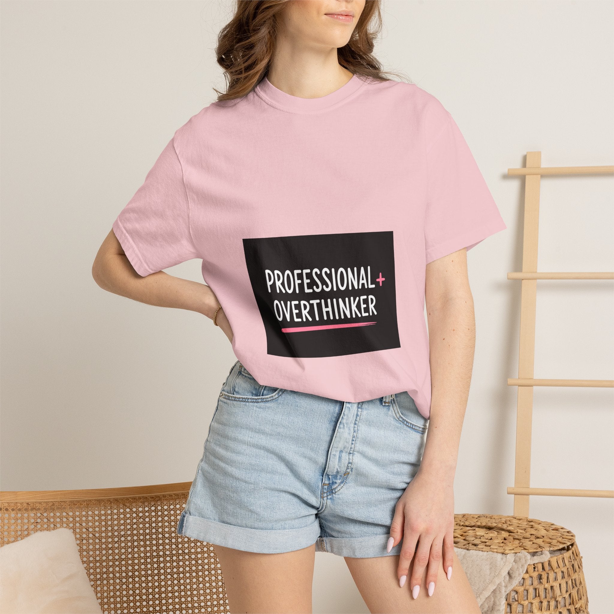 T-Shirt — "Professional Overthinker" Graphic Tee