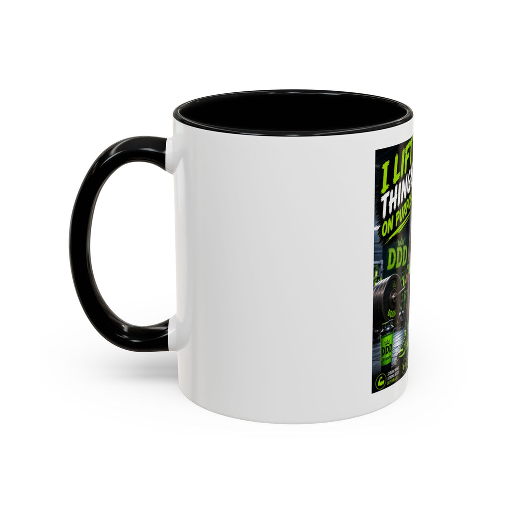 DDD (Doug the Damn Dog) "I Lift Things On Purpose" Coffee Mug