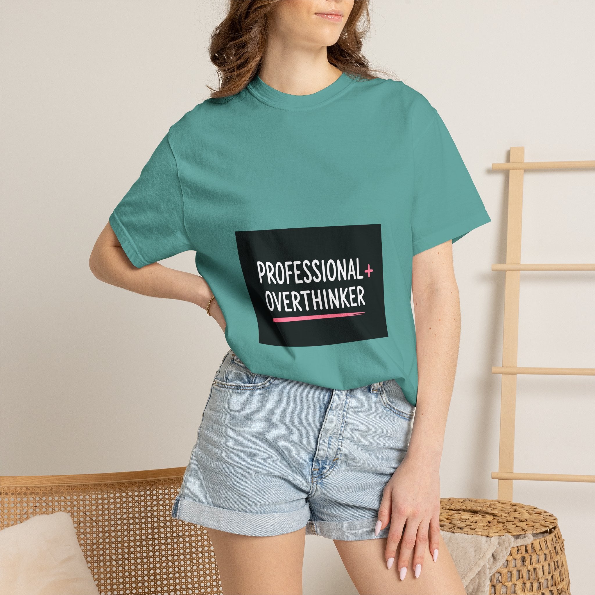 T-Shirt — "Professional Overthinker" Graphic Tee