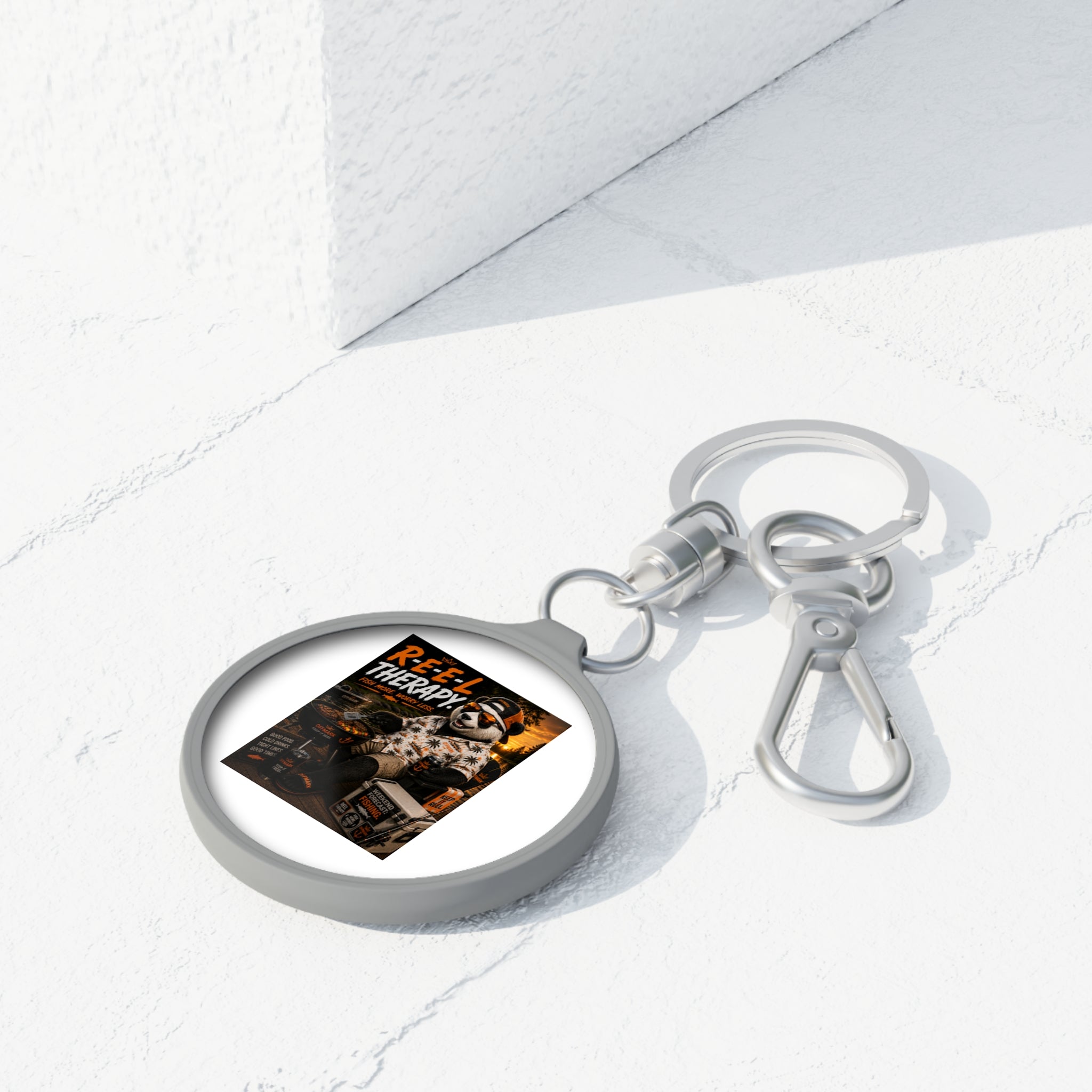 'Reel Therapy' RIP the Panda Bear Keychain