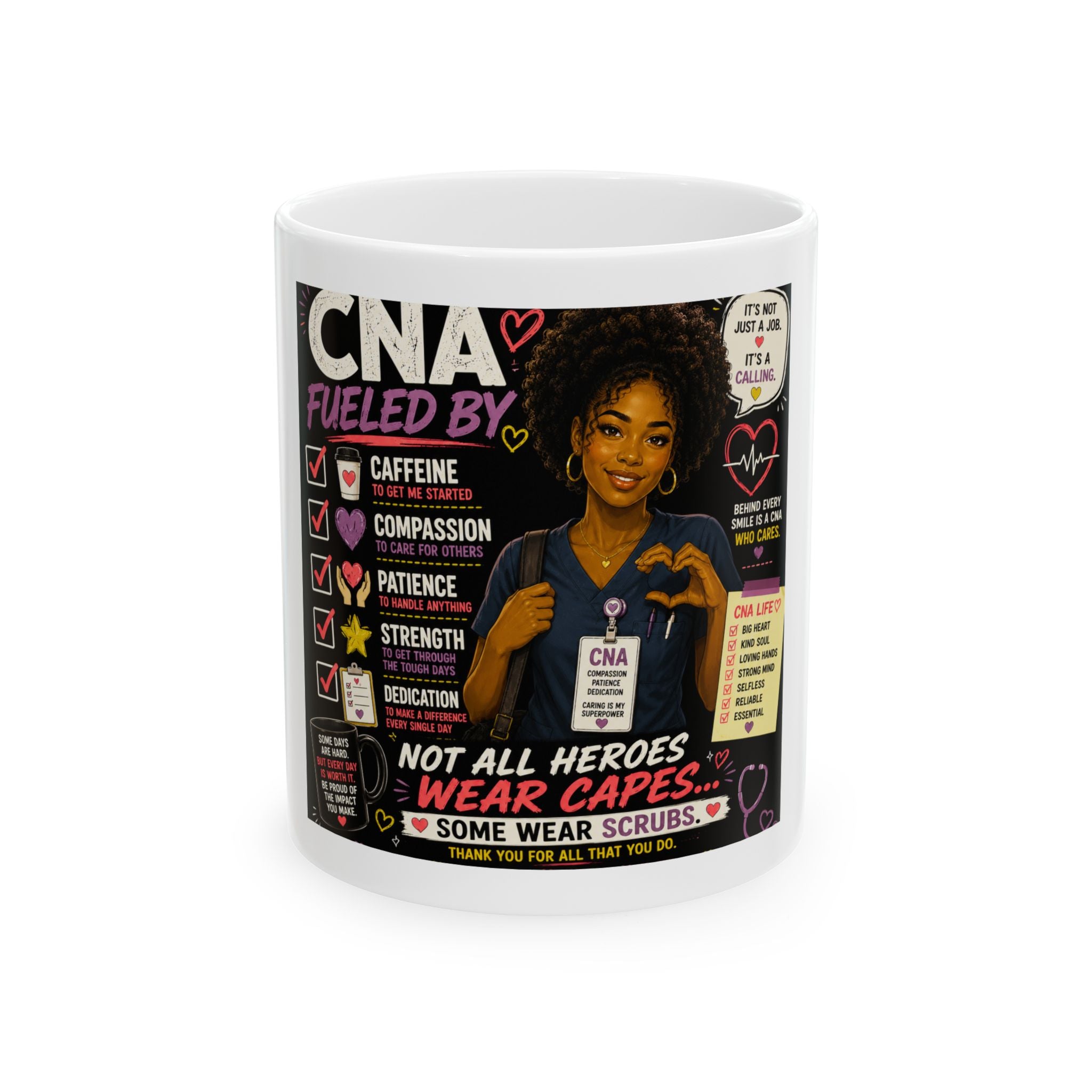 Nurses Are Heroes Ceramic Mug