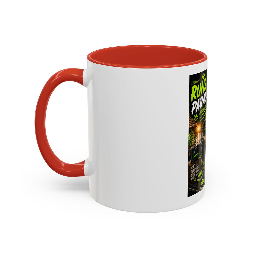 "Runs in Paradise" Coffee Mug — RIP The Panda Bear