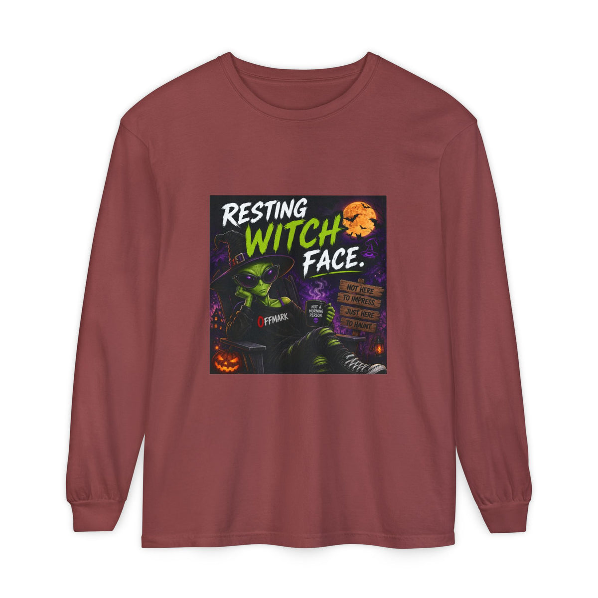 Unisex Garment-dyed Long Sleeve T-Shirt