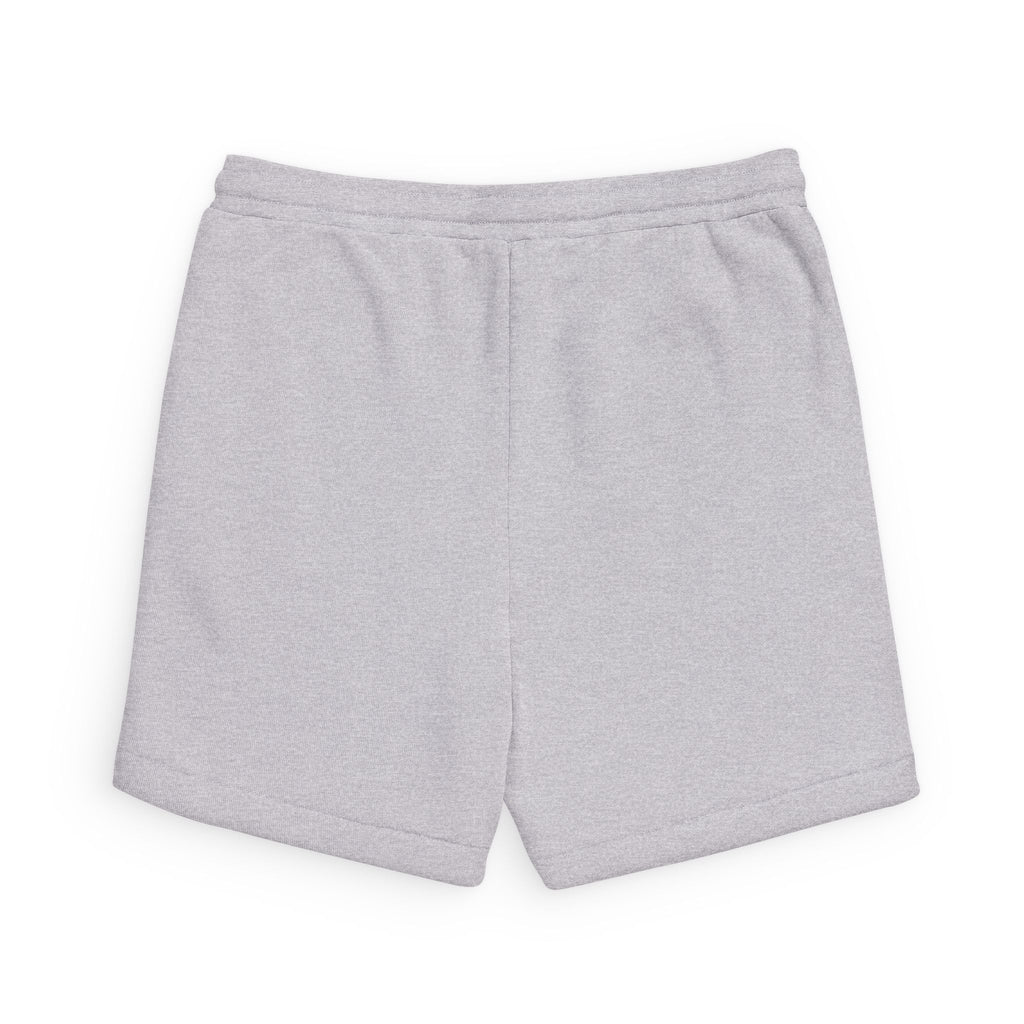 Neon Crown Sweatshorts — Black Casual Lounge Shorts with Blue Crown Accent