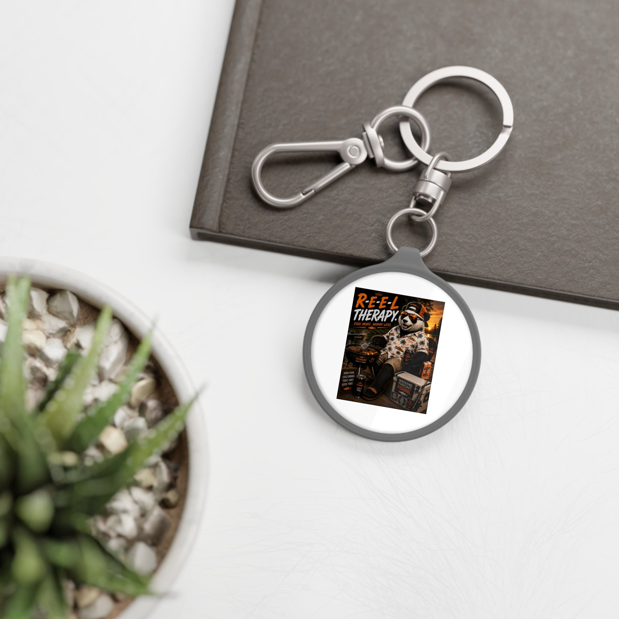 'Reel Therapy' RIP the Panda Bear Keychain