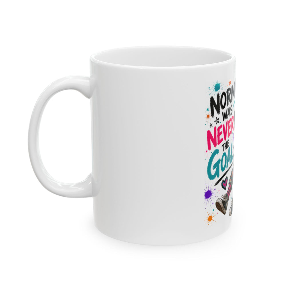 Ziggy the Raccoon- "Normal Was Never the Goal” Coffee Mug